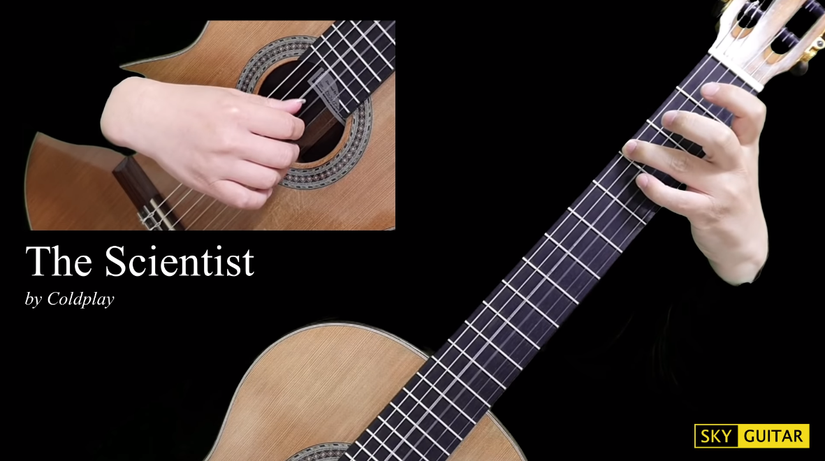 The Scientist - Fingerstyle Lesson + TAB-古桐博客