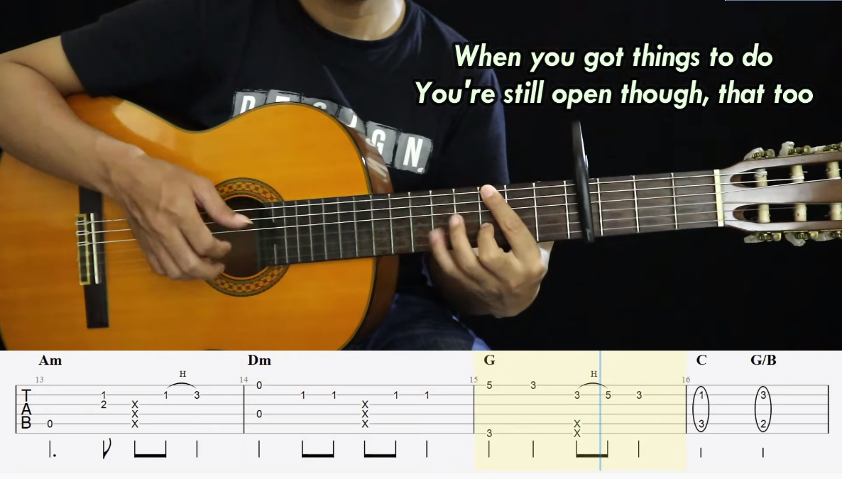 Hello Goodbye - YB & Heiakim - Fingerstyle Guitar Tutorial TAB-古桐博客