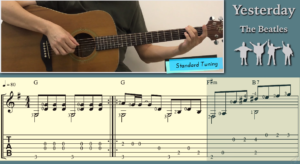 Yesterday _ The Beatles (Easy Guitar) [Revised edition] [Notation + TAB]-古桐博客