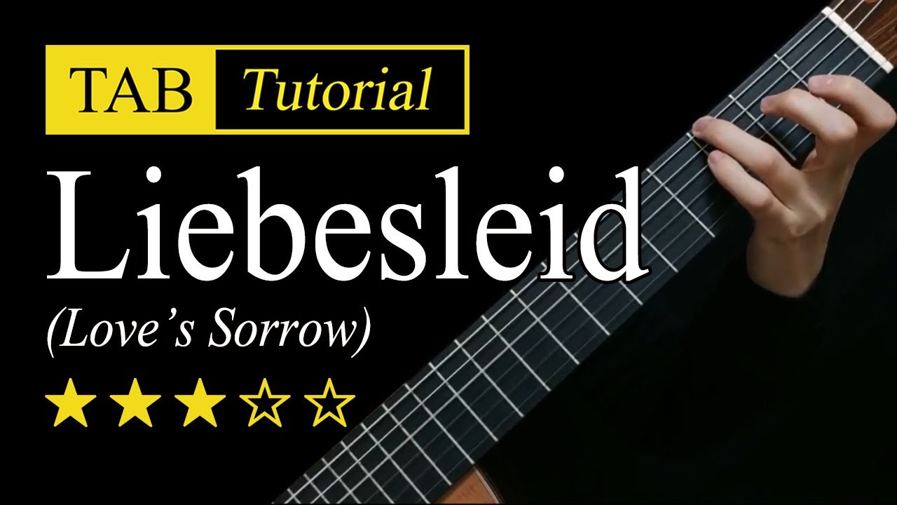 【Sky Guitar】Liebesleid (Love's Sorrow)吉他视频谱-古桐博客