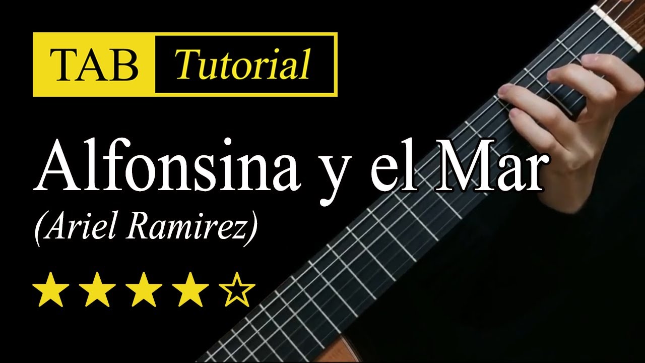 【Sky Guitar】《Alfonsina y el Mar》指弹吉他（视频谱）-古桐博客