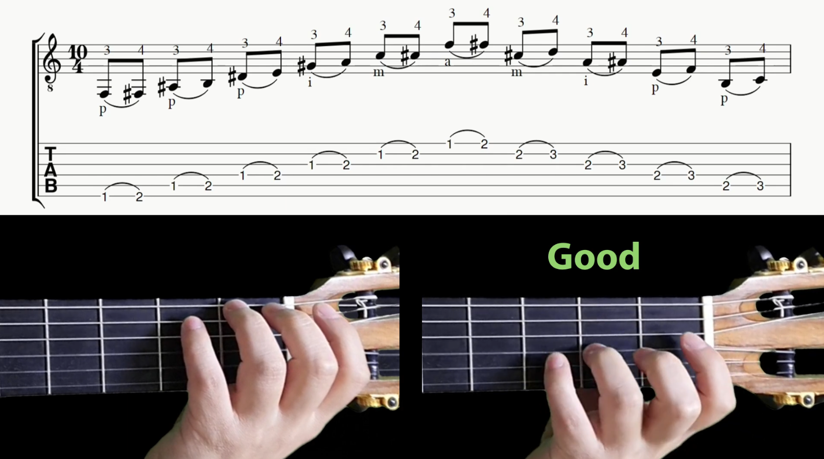 【Sky Guitar】吉他基本功Exercise #6（锤击练习）-古桐博客