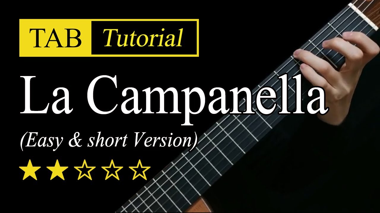 【Sky Guitar 】《La Campanella》简单版-古桐博客