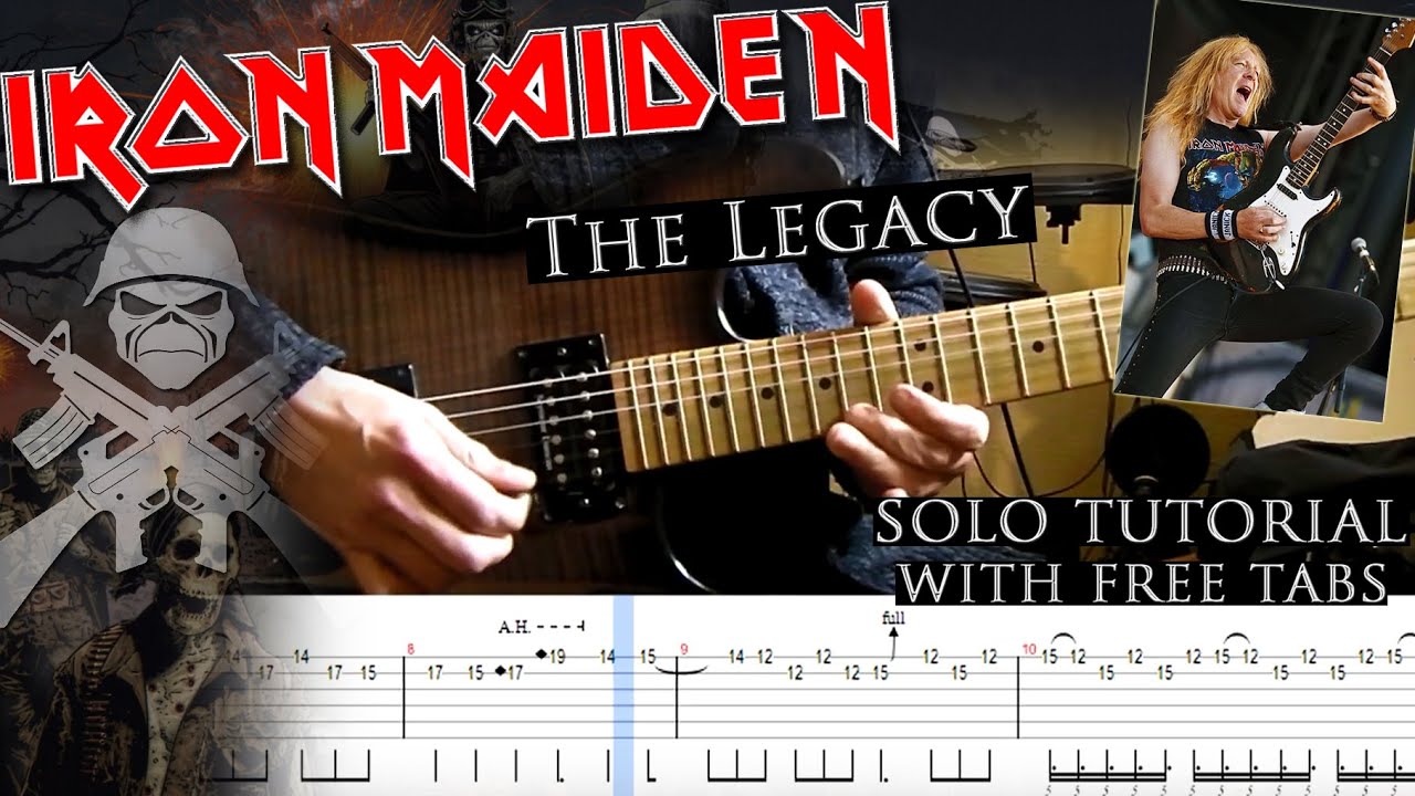 Iron Maiden 《The Legacy Janick Gers》（伴奏+谱 可下载）-古桐博客
