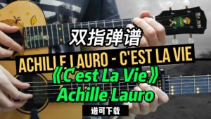 【指弹谱】《C'est La Vie》Achille Lauro（谱可下载）-古桐博客