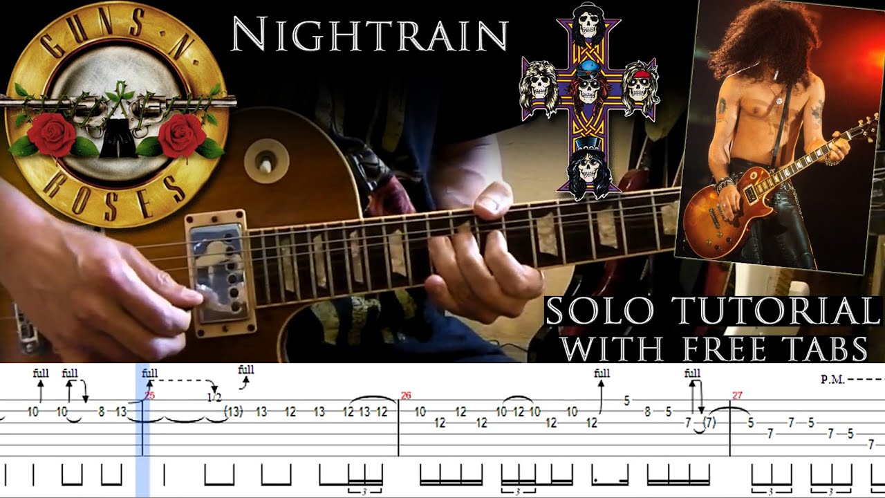 Guns N' Roses 《Nightrain》（伴奏+谱 可下载）-古桐博客