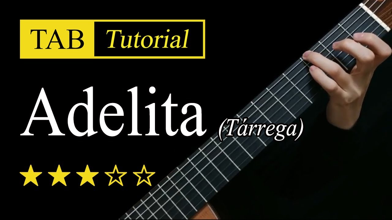 【Sky Guitar】《Adelita》（吉他谱下载）-古桐博客