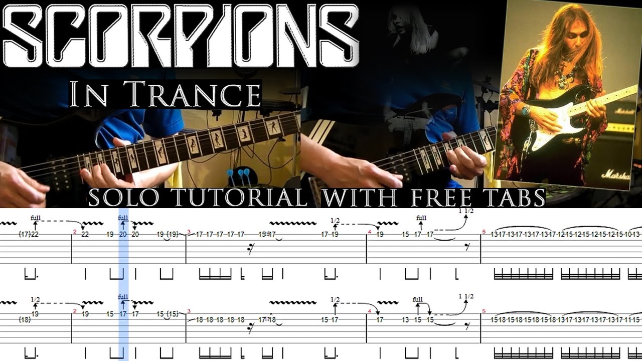 Scorpions 《In Trance 》（伴奏+谱 可下载）-古桐博客