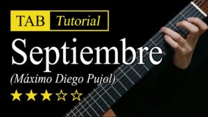 【Sky Guitar】《Septiembre 》吉他视频谱-古桐博客