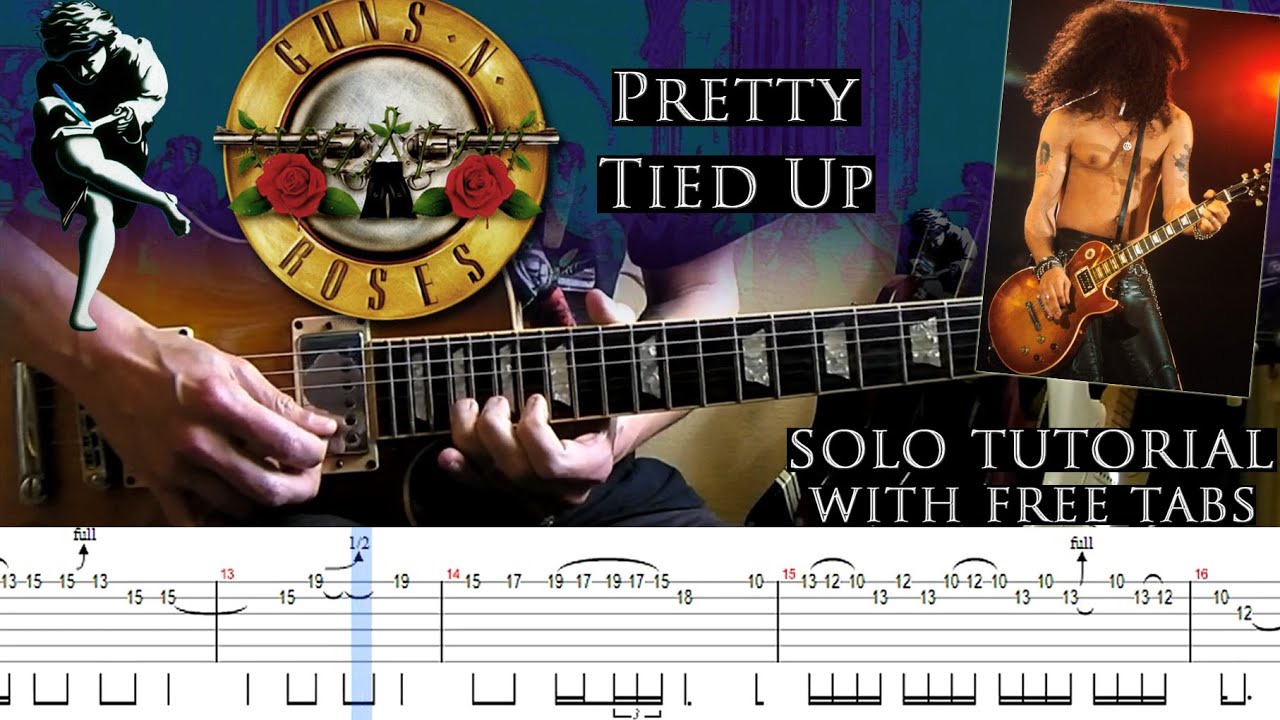 Guns N' Roses 《Pretty Tied Up》（课件可下载）-古桐博客