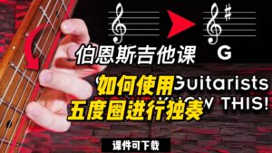 #142【全部课件】如何使用五度圈进行独奏（课件可下载）-古桐博客