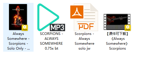 【课件可下载】《Always Somewhere》Scorpions插图
