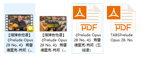 【指弹吉他谱】《Prelude Opus 28 No. 4》 弗雷德里克-肖邦（乐谱可下载）插图