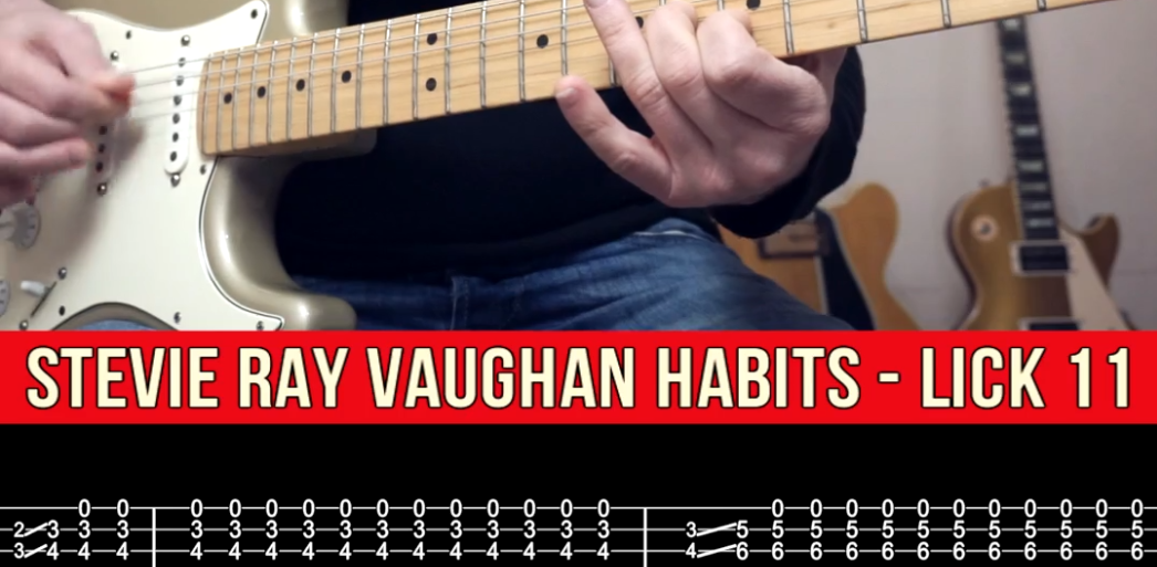 【Andy Paoli】Stevie Ray Vaughan吉他乐句 11（课件可下载）-古桐博客