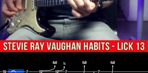 【Andy Paoli】Stevie Ray Vaughan吉他乐句 13（课件可下载）-古桐博客