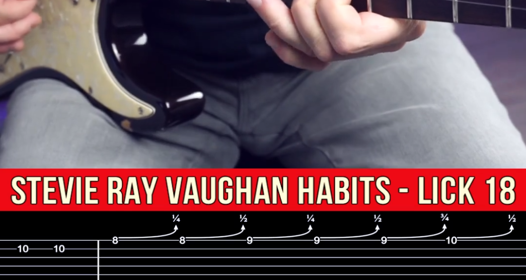 【Andy Paoli】Stevie Ray Vaughan吉他乐句 18（课件可下载）-古桐博客