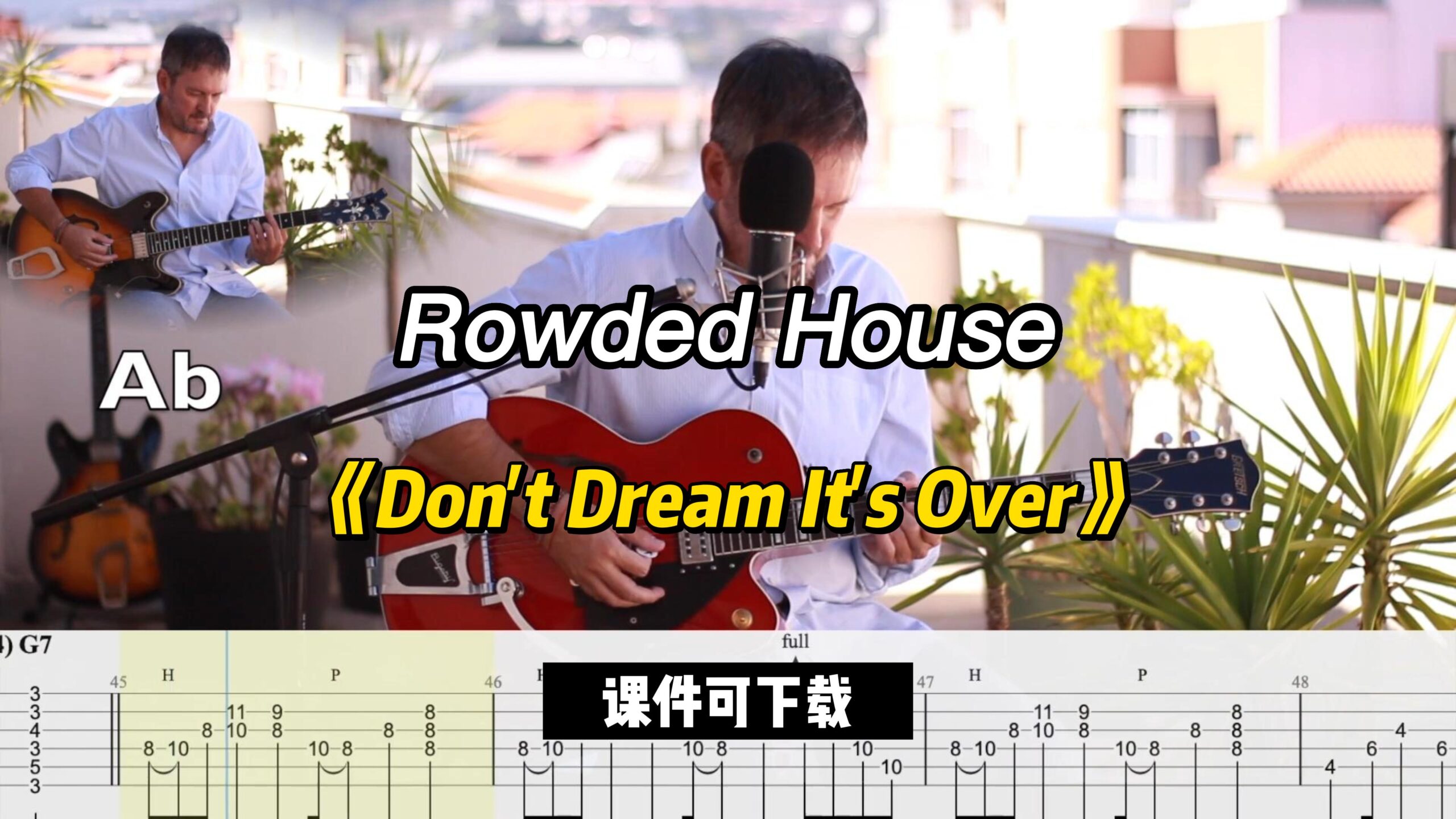 《Don't Dream It's Over》Rowded House（课件可下载）-古桐博客