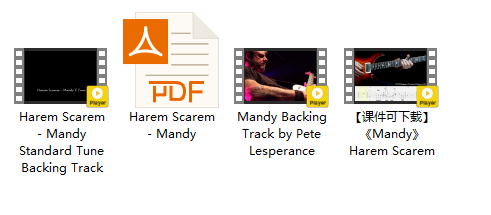 【课件可下载】《Mandy》Harem Scarem插图