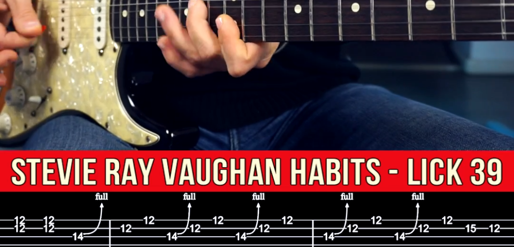 【Andy Paoli】Stevie Ray Vaughan吉他乐句 39（课件可下载）-古桐博客