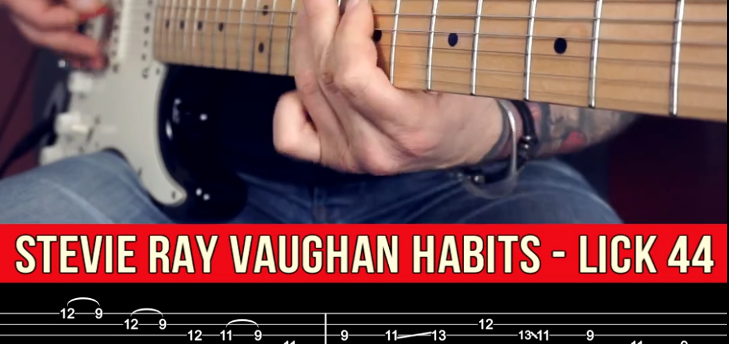 【Andy Paoli】Stevie Ray Vaughan吉他乐句 44（课件可下载）-古桐博客