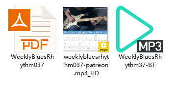【Andy Paoli】Weekly Blues Rhythm 37（课件可下载）插图