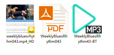 【Andy Paoli】Weekly Blues Rhythm 43（课件可下载）插图