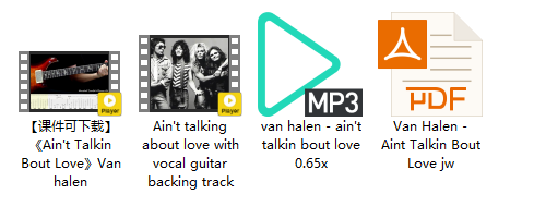 【课件可下载】《Ain't Talkin Bout Love》Van halen插图