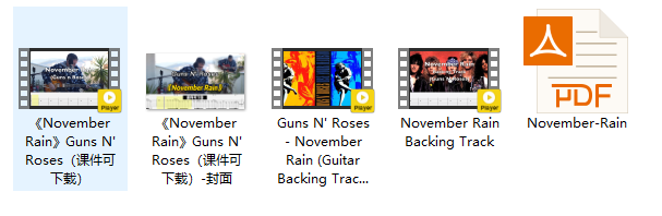 《November Rain》Guns N' Roses（课件可下载）插图