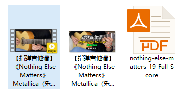 【指弹吉他谱】《Nothing Else Matters》Metallica（乐谱可下载）插图