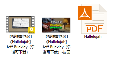 【指弹吉他谱】《Hallelujah》Jeff Buckley（乐谱可下载）插图