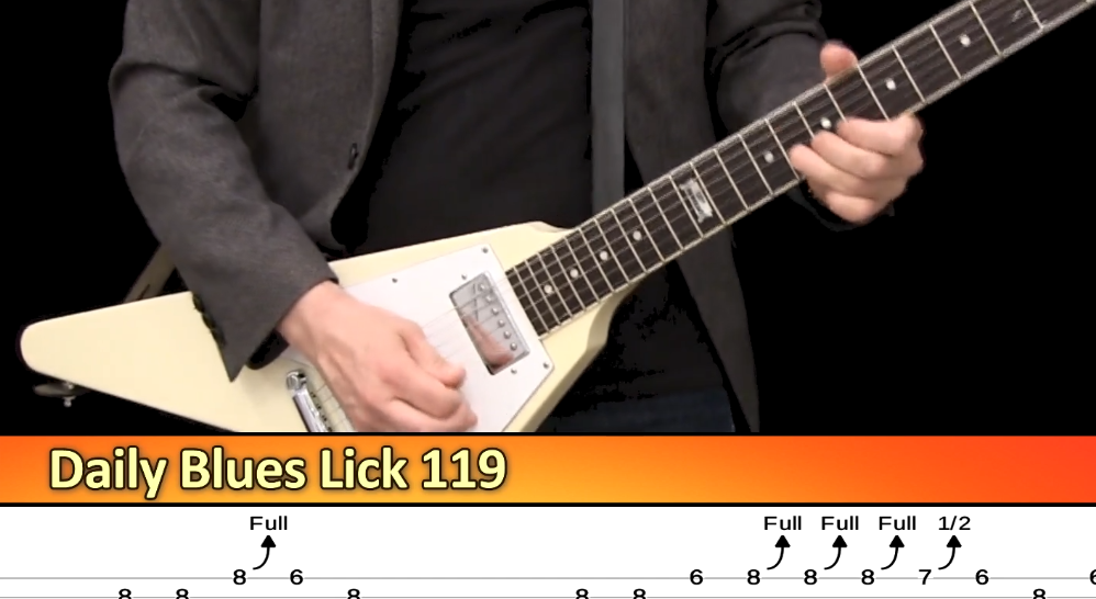 【Andy Paoli】Daily Blues Lick 119（课件可下载）-古桐博客