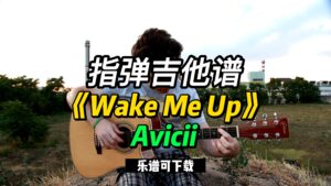 【指弹吉他谱】《Wake Me Up》Avicii （乐谱可下载）-古桐博客