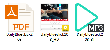 【Andy Paoli】Daily Blues Lick 203（课件可下载）插图