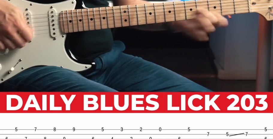 【Andy Paoli】Daily Blues Lick 203（课件可下载）-古桐博客