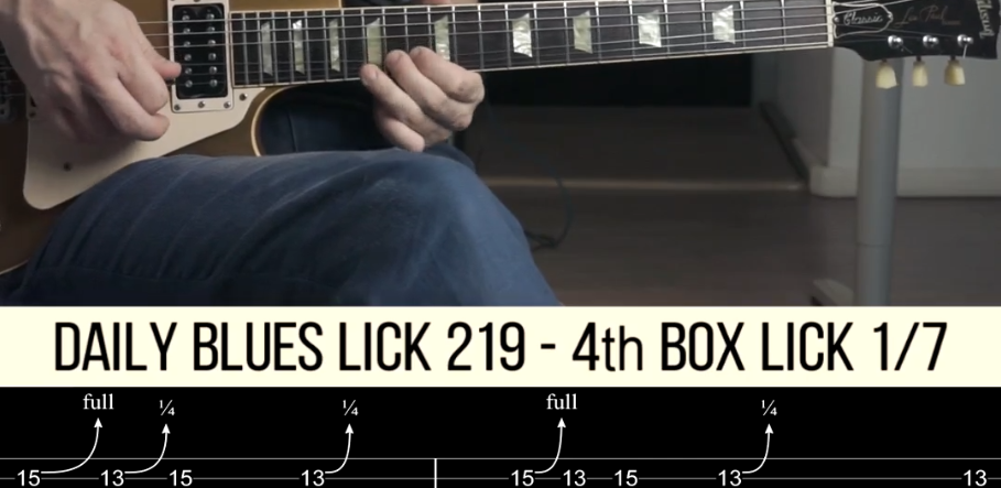 【Andy Paoli】Daily Blues Lick 219（课件可下载）-古桐博客