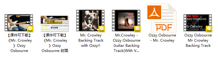 【课件可下载】《Mr. Crowley》Ozzy Osbourne插图
