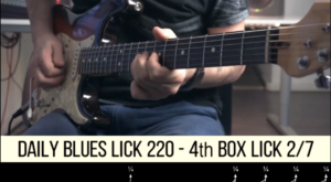 【Andy Paoli】Daily Blues Lick 220（课件可下载）-古桐博客
