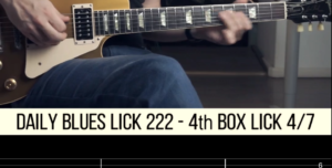 【Andy Paoli】Daily Blues Lick 222（课件可下载）-古桐博客