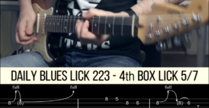 【Andy Paoli】Daily Blues Lick 223（课件可下载）-古桐博客