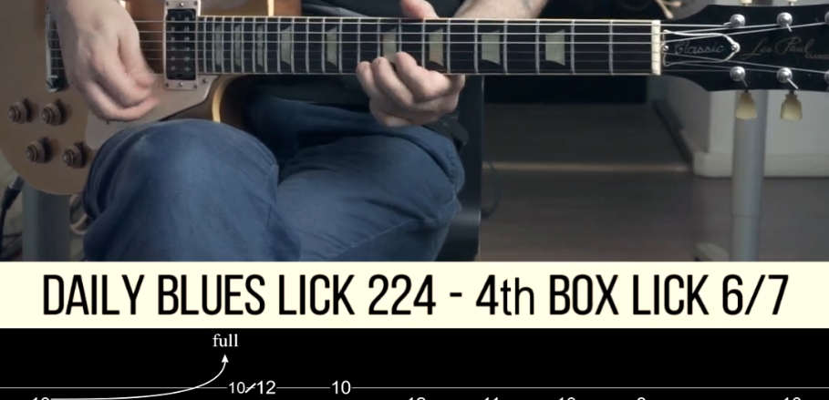 【Andy Paoli】Daily Blues Lick 224（课件可下载）-古桐博客