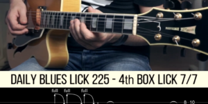 【Andy Paoli】Daily Blues Lick 225(课件可下载)-古桐博客