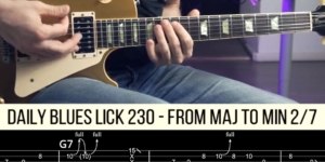 【Andy Paoli】Daily Blues Lick 230（课件可下载）-古桐博客