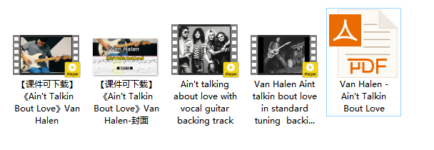 【课件可下载】《Ain't Talkin Bout Love》Van Halen插图