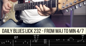 【Andy Paoli】Daily Blues Lick 232（课件可下载）-古桐博客