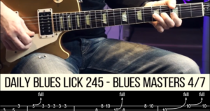 【Andy Paoli】Daily Blues Lick 245（课件可下载）-古桐博客