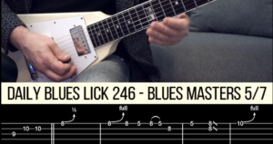 【Andy Paoli】Daily Blues Lick 246(课件可下载)-古桐博客