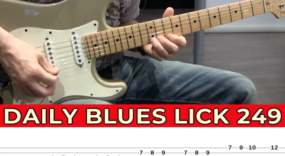 【Andy Paoli】Daily Blues Lick 249（课件可下载）-古桐博客