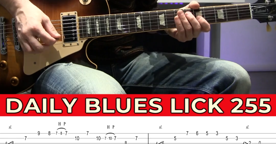 【Andy Paoli】Daily Blues Lick 255（课件可下载）-古桐博客