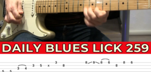 【Andy Paoli】Daily Blues Lick 259（课件可下载）-古桐博客