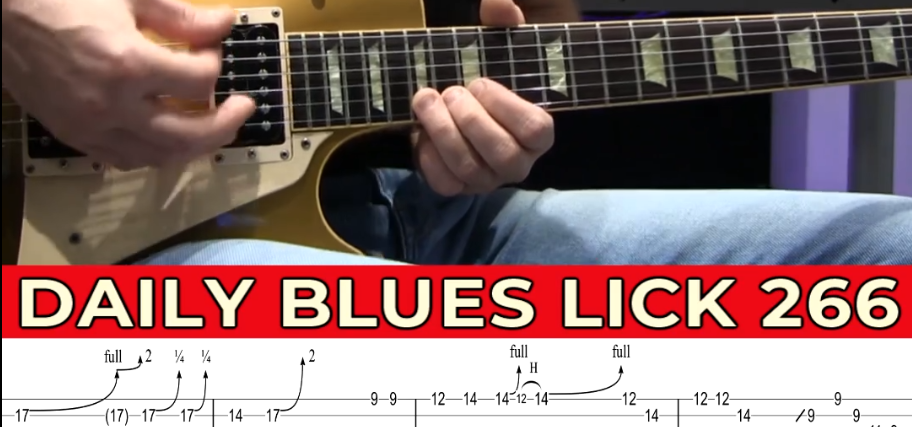 【Andy Paoli】Daily Blues Lick 266（课件可下载）-古桐博客